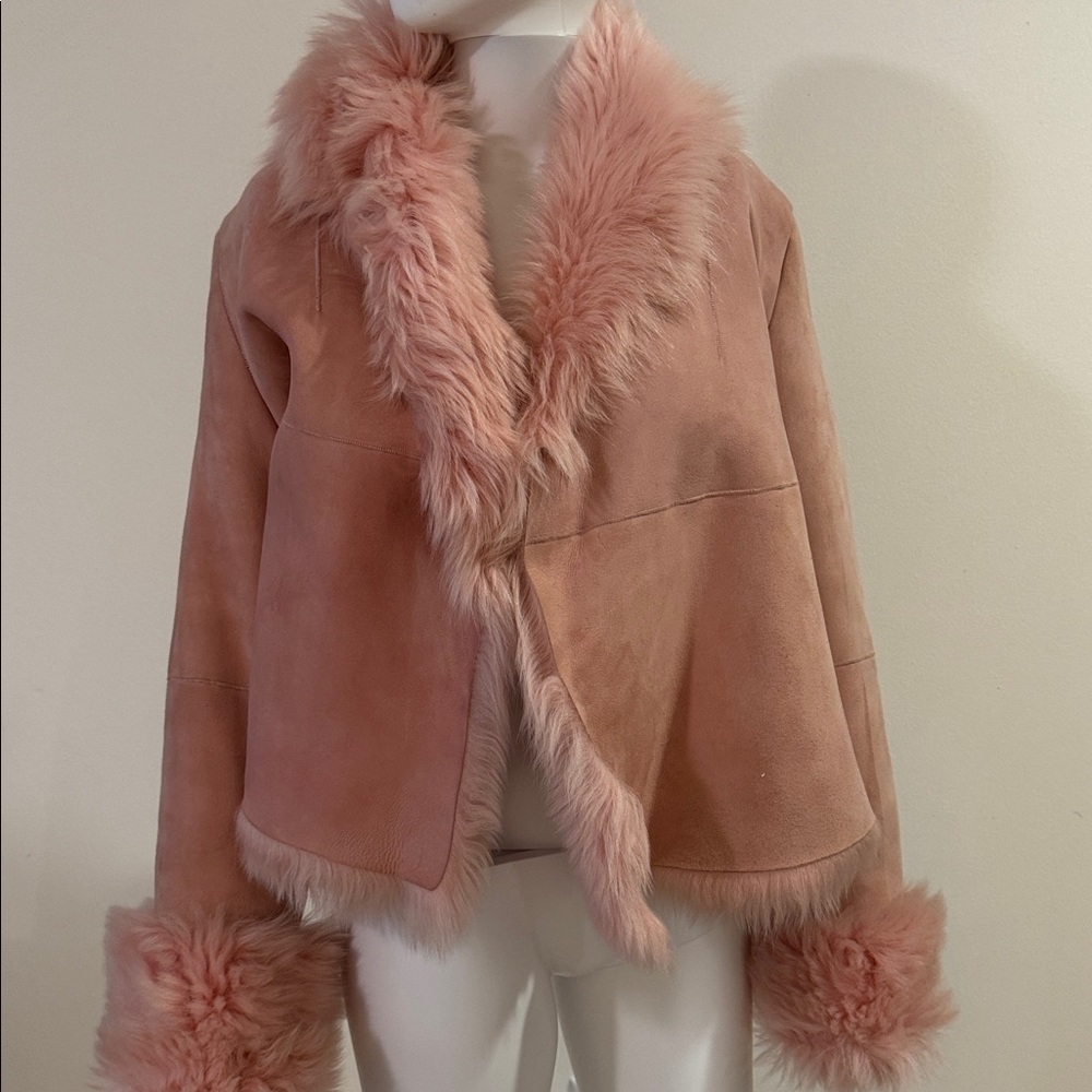 RARE, RUNWAY pink Alice and Olivia jacket